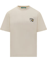 Barrow Beige T-shirt with Curved Logo and Emoji - Barrow | Lidia Shopping