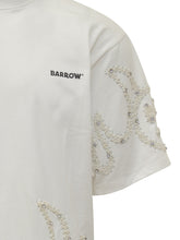 Barrow White Beaded Flame T-shirt - Barrow | Lidia Shopping