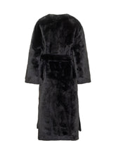 Valentini Cappotto Lungo in Pelliccia con Cintura - Promo Extra 10% | Lidia Shopping