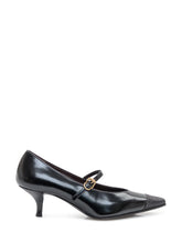 Roberta Festa Black Leather Mary Jane Pumps - Promo Extra 10% | Lidia Shopping