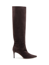 Brown Suede High Boots Roberto Festa - Promo Extra 10% | Lidia Shopping