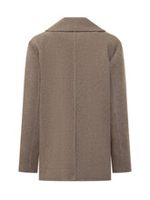 Tory Burch Cappotto Doppiopetto in Lana Beige - Saldi | Lidia Shopping