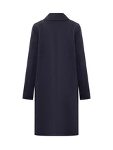Tory Burch Navy Blue Wool Coat - Promo Women | Lidia Shopping