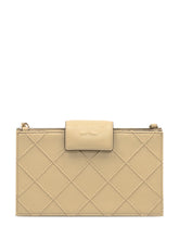 Tory Burch Borsa in Pelle Trapuntata Beige - Collezione Happy Birthday | Lidia Shopping
