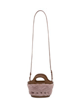 Marni Borsa Tote in Pelliccia Rosa e Pelle Marrone - Marni | Lidia Shopping