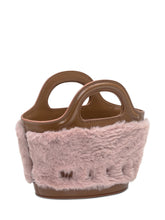 Marni Borsa Tote in Pelliccia Rosa e Pelle Marrone - Marni | Lidia Shopping