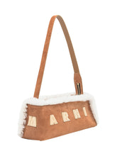 Borsa In Shearling E Camoscio Marrone Marni - Marni | Lidia Shopping