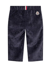 Moncler Kids Pantaloni in Velluto Blu - Fall/Winter 2025 - On Sale - Bambino | Lidia Shopping