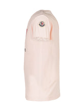 Moncler Kids T-Shirt Rosa con Cuore - Fall/Winter 2025 - On Sale - Bambino | Lidia Shopping
