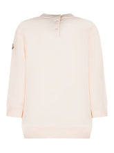 Moncler Kids Felpa Rosa Chiaro con Volant - Fall/Winter 2025 - On Sale - Bambino | Lidia Shopping