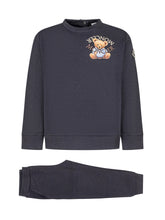 Moncler Kids Completo Blu con Orsetto Ricamato - Fall/Winter 2025 - On Sale - Bambino | Lidia Shopping