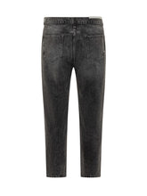 Amish Jeans Neri Dritti in Denim Vintage - Amish | Lidia Shopping