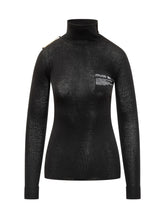 Elisabetta Franchi Dolcevita Nero con Logo Stampato - Elisabetta Franchi | Lidia Shopping