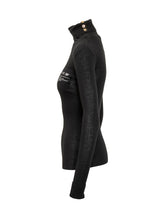 Elisabetta Franchi Dolcevita Nero con Logo Stampato - Elisabetta Franchi | Lidia Shopping