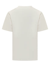White T-shirt with Minimal Logo by Jil Sander - Fall/Winter 2025 - On Sale - Uomo | Lidia Shopping