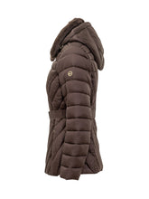 Michael Kors Piumino Marrone con Cintura e Collo in Pelliccia - Michael Michael Kors | Lidia Shopping
