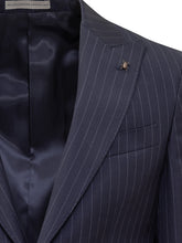 Corneliani Blue Pinstripe Wool Suit - Corneliani Cc Collection | Lidia Shopping