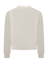 Casablanca Maglione Bianco con Ricamo Logo e Fiori - Casablanca | Lidia Shopping