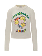 Casablanca White Sweater with Tennis Club Embroidery - Casablanca | Lidia Shopping