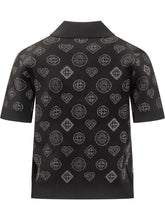 Casablanca Knit Polo with Monogram Pattern - Casablanca | Lidia Shopping