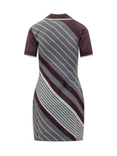 Casablanca Short Polo Dress with Two-Tone Stripes - Casablanca | Lidia Shopping