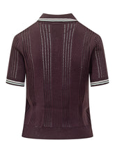 Casablanca Knit Polo Shirt with Stripe Details - Casablanca | Lidia Shopping