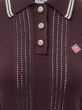 Casablanca Knit Polo Shirt with Stripe Details - Casablanca | Lidia Shopping