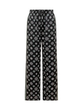 Casablanca Silk Pants with Monogram Print - Casablanca | Lidia Shopping