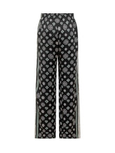 Casablanca Silk Pants with Monogram Print - Casablanca | Lidia Shopping