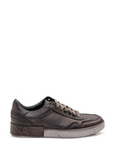 Dolce & Gabbana Vit Beck Brown Leather Sneakers - Dolce & Gabbana | Lidia Shopping