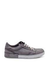 Dolce & Gabbana Sneakers Vit Beck in Pelle Grigia - Dolce & Gabbana | Lidia Shopping