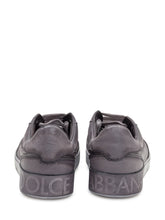 Dolce & Gabbana Sneakers Vit Beck in Pelle Grigia - Dolce & Gabbana | Lidia Shopping