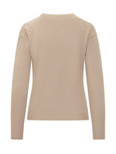 Exterior Beige Sweater with Lace Embroidery - Exterior | Lidia Shopping