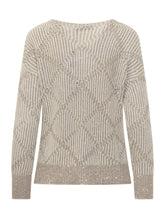 Exterior Sweater with Lurex Yarn and Geometric Pattern - Exterior | Lidia Shopping