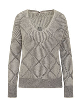 Exterior Geometric Lurex Sweater - Exterior | Lidia Shopping