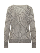Exterior Geometric Lurex Sweater - Exterior | Lidia Shopping