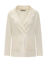 Exterior Merino Knit Double-Breasted Jacket - Exterior | Lidia Shopping