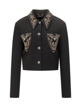 Versace Cropped Studded Women s Jacket - Promo Extra 10% | Lidia Shopping