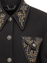 Versace Cropped Studded Women s Jacket - Promo Extra 10% | Lidia Shopping