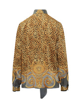 Versace Silk Shirt with Baroque and Animal Print - Promo Extra 10% | Lidia Shopping