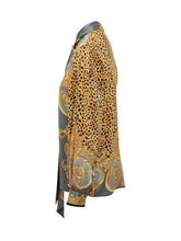 Versace Silk Shirt with Baroque and Animal Print - Promo Extra 10% | Lidia Shopping