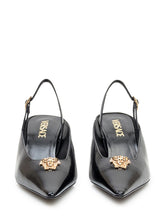 Versace Leather Slingback with Mid Heel - Promo Extra 10% | Lidia Shopping