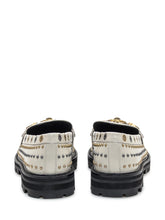 Kurt Geiger White Leather Loafer with Studs - Kurt Geiger | Lidia Shopping