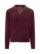 Cardigan in Lana Filippo De Laurentiis Bordeaux con Tasche - Fall/Winter 2025 - On Sale - Uomo | Lidia Shopping
