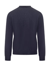 Filippo De Laurentiis Blue Crewneck Sweater - Collezione Happy Birthday | Lidia Shopping