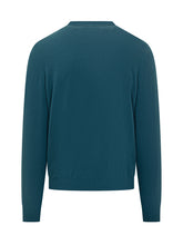 Maglia Girocollo in Lana Filippo De Laurentiis Verde Petrolio - Fall/Winter 2025 - On Sale - Uomo | Lidia Shopping