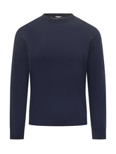 Maglia Girocollo in Lana Filippo De Laurentiis Blu Scuro - Fall/Winter 2025 - On Sale - Uomo | Lidia Shopping