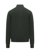 Maglia in Lana Filippo De Laurentiis con Mezza Zip Verde - Fall/Winter 2025 - On Sale - Uomo | Lidia Shopping