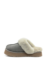 UGG Pantofole W Disquette in Shearling Grigio - Promo Extra 10% | Lidia Shopping