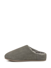 UGG Pantofole in Suede Grigio con Interno in Shearling - Promo Extra 10% | Lidia Shopping